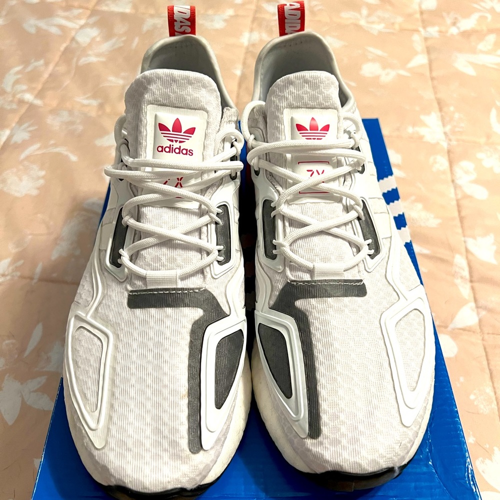 SALE!!  adidas Originals ZX 2K BOOST W White Hazy Rose Women’s Sneakers G58090